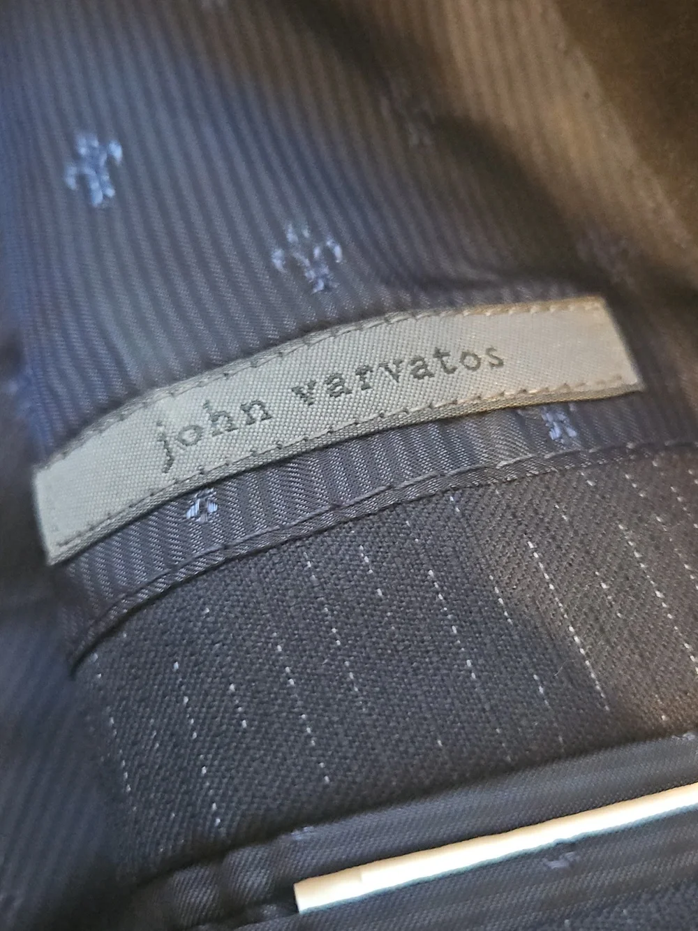 John Varvatos Designer Men's Navy Blazer Sports Coat Jacket Size S Made In Italy